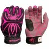 2020 Spiderz Hybrid Batting Gloves: Black/Pink 1 2020 Spiderz Hybrid Batting Gloves: Black/Pink -Fielding Gloves Sales 2020SPIDERZHYBRID BLACK PINK