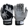 2022 Spiderz PRO Model Batting Gloves: Black/Grey -Fielding Gloves Sales 2022SpiderzPRO Black White
