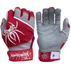 2022 Spiderz PRO Model Batting Gloves: Red/White -Fielding Gloves Sales 2022SpiderzPRO Red White