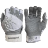2022 Spiderz PRO Model Batting Gloves: White/Grey -Fielding Gloves Sales 2022 Spiderz White Grey Pro