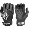 2023 Spiderz Pro Model Batting Gloves: Black/White -Fielding Gloves Sales 2023SpiderzProModelBattingGloves Black White Title