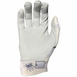 2023 Spiderz Pro Model Batting Gloves: White/Black/Silver 7 2023 Spiderz Pro Model Batting Gloves: White/Black/Silver -Fielding Gloves Sales 2023SpiderzProModelBattingGloves White 2