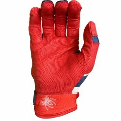 2023 Spiderz Pro Model Batting Gloves: White/Red/Navy -Fielding Gloves Sales 2023SpiderzProModelBattingGloves White Red Navy2023SpiderzProModelBattingGloves White Red Navy 2