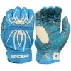 2023 Spiderz HYBRID Batting Gloves: Columbia Blue/White 2 2023 Spiderz HYBRID Batting Gloves: Columbia Blue/White -Fielding Gloves Sales 22CarolinaWhite