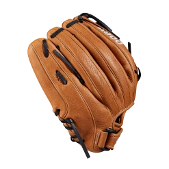 Wilson Aura A900 12" Fastpitch Softball Glove: WTA09RF2012 -Fielding Gloves Sales A09LF2012 3 Aura FP 12 BritishTan White Alt 02