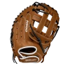 Wilson Aura A900 33" Fastpitch Catcher's Mitt : WTA09RF20FPCM -Fielding Gloves Sales A09RF20CM 0 Aura FP Catchers Mitt 33 BritishTan White Back
