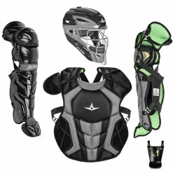 All-Star S7 Axis Elite (Ages 9-12) Catcher's Kit NOCSAE Approved: CKCC912S7X -Fielding Gloves Sales All StarS7AxisElite Ages12 16 Catcher sKitNOCSAEApproved CKCC1216S7XBlack 184011e2 eeee 4dc6 a953 f9d0e472ba18