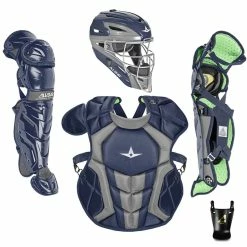 All-Star S7 Axis Elite (Ages 12-16) Catcher's Kit NOCSAE Approved: CKCC1216S7X -Fielding Gloves Sales All StarS7AxisElite Ages12 16 Catcher sKitNOCSAEApproved CKCC1216S7XNavy