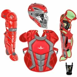 All-Star S7 Axis Elite (Ages 9-12) Catcher's Kit NOCSAE Approved: CKCC912S7X -Fielding Gloves Sales All StarS7AxisElite Ages12 16 Catcher sKitNOCSAEApproved CKCC1216S7XRED 596e78ce 5341 4e85 8be9 860c75091fbf