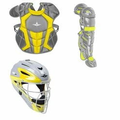 All-Star S7 Axis Elite (Ages 12-16) Two-Tone Catcher's Kit NOCSAE Approved: CKCC1216S7XTT -Fielding Gloves Sales All StarS7AxisElite Ages12 16 Two ToneCatcher sKitNOCSAEApproved CKCC1216S7XTTGPHGO