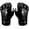 Bruce Bolt PREMIUM PRO Chrome Series Short Cuff Batting Gloves: Black -Fielding Gloves Sales BB SC CHRB1