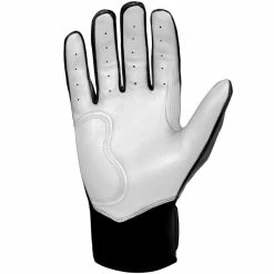 Bruce Bolt PREMIUM PRO Chrome Series Short Cuff Batting Gloves: Black -Fielding Gloves Sales BB SC CHRB3