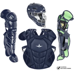 All-Star S7 Axis Elite (Ages 12-16) Solid Catcher's Kit NOCSAE Approved: CKCC1216S7XS -Fielding Gloves Sales CKCC1216S7X SNA WEB