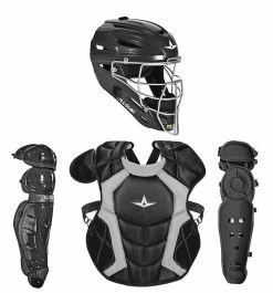 All-Star Classic Pro (Adult) Catcher's Kit NOSCAE Approved: CKCCPRO4 -Fielding Gloves Sales CKCCPRO4BK