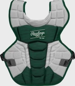 Rawlings Youth Dark Green/White VELO 2.0 Catcher's Gear Box Set: CSV2Y-DG / W -Fielding Gloves Sales CPV2N W DG 1