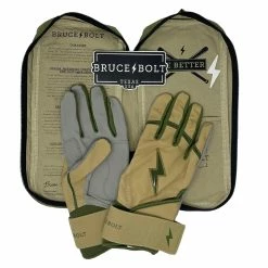 Bruce Bolt Premium Pro Military Series Long Cuff Batting Gloves: Beige -Fielding Gloves Sales IMG 0884