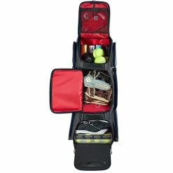 DeMarini Special Ops Front Line Wheeled Roller Bag: WB57109 -Fielding Gloves Sales InsideViewofFrontLIneRollerWB57109