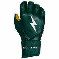 Bruce Bolt PREMIUM PRO Long Cuff Batting Gloves: Green -Fielding Gloves Sales LC GRNG RIGHT