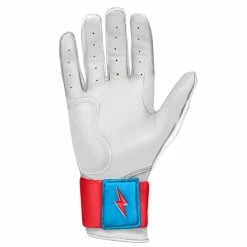 Bruce Bolt PREMIUM PRO BRINSON Series Long Cuff Batting Gloves: White -Fielding Gloves Sales LC LBW PALM