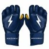 Bruce Bolt PREMIUM PRO Long Cuff Batting Gloves: Navy -Fielding Gloves Sales LC NVYG HERO