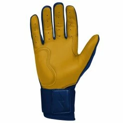 Bruce Bolt PREMIUM PRO Long Cuff Batting Gloves: Navy -Fielding Gloves Sales LC NVYG PALM