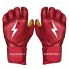 Bruce Bolt PREMIUM PRO Long Cuff Batting Gloves: Red -Fielding Gloves Sales LC REDG HERO