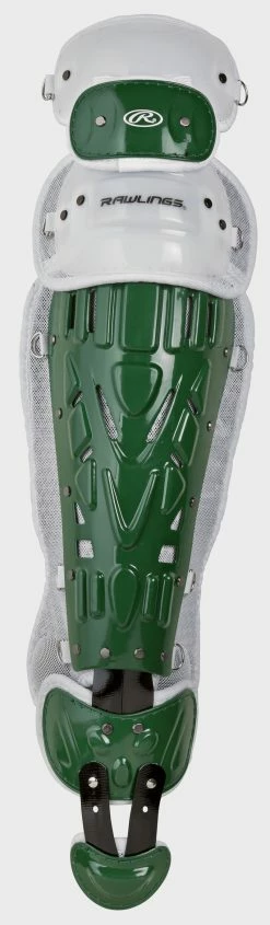 Rawlings Youth Dark Green/White VELO 2.0 Catcher's Gear Box Set: CSV2Y-DG / W -Fielding Gloves Sales LGVEL DG W 1