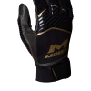Miken Softball MK7X Adult Black And Gold Batting Gloves: MBGGLD-BLK -Fielding Gloves Sales MBGGLDblack1