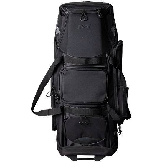 Miken MKMK7X Black Pro Wheeled Roller Bat Bag: MKMK7X-PRO-BLK 5 Miken MKMK7X Black Pro Wheeled Roller Bat Bag: MKMK7X-PRO-BLK - Image 3