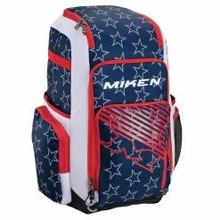 Miken Deluxe Slowpitch Backpack: MBA004 9 Miken Deluxe Slowpitch Backpack: MBA004 -Fielding Gloves Sales MikenDeluxeSlowpitchBackpack MBA004 StarsandStripes