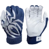 2022 Spiderz PRIZM Batting Gloves: Navy Blue/Silver -Fielding Gloves Sales PRIZM NavyBlueSilver