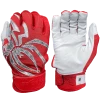 2022 Spiderz PRIZM Batting Gloves: Red/Silver -Fielding Gloves Sales PRIZM RedSilver