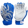 2022 Spiderz PRIZM Batting Gloves: Royal Blue/Silver -Fielding Gloves Sales PRIZM RoyalBlueSilver
