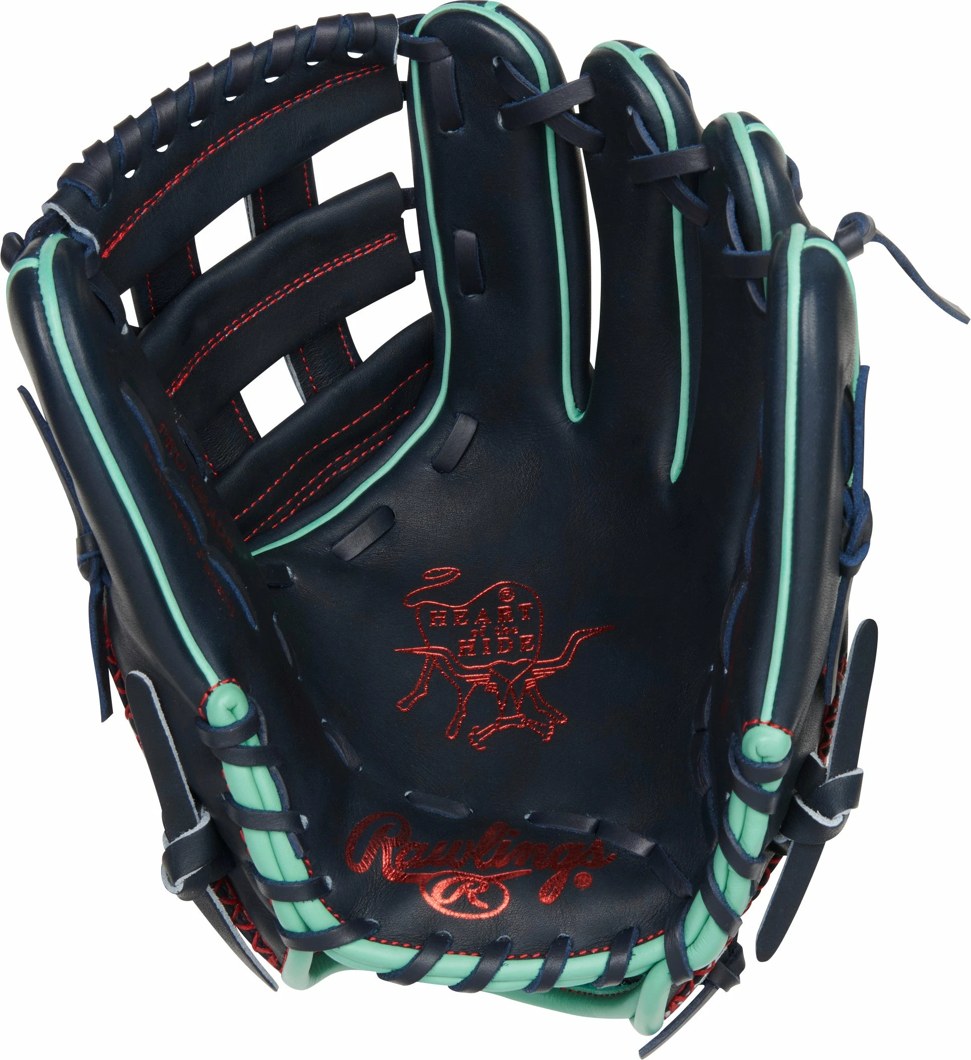 Rawlings Heart Of The Hide ColorSync 6.0 12" Infield Baseball Glove: PRONA28NM 4 Rawlings Heart Of The Hide ColorSync 6.0 12" Infield Baseball Glove: PRONA28NM - Image 2
