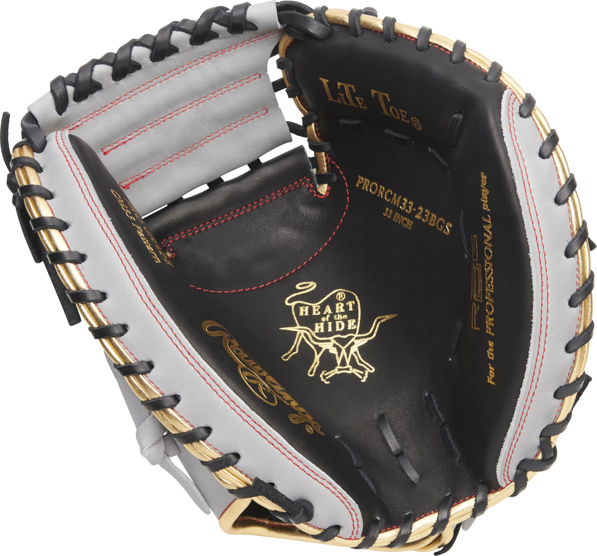 Rawlings Heart Of The Hide R2G 33" Baseball Catcher's Mitt: PRORCM33-23BGS 5 Rawlings Heart Of The Hide R2G 33" Baseball Catcher's Mitt: PRORCM33-23BGS - Image 3