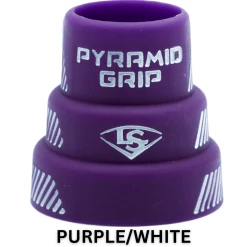 Louisville Slugger Pyramid Grips: Multi Color -Fielding Gloves Sales PURPLE WHITE