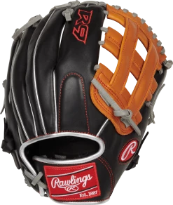 Rawlings R9 Contour Series 12" Infield/Pitcher's Baseball Glove: R9120U-6BT