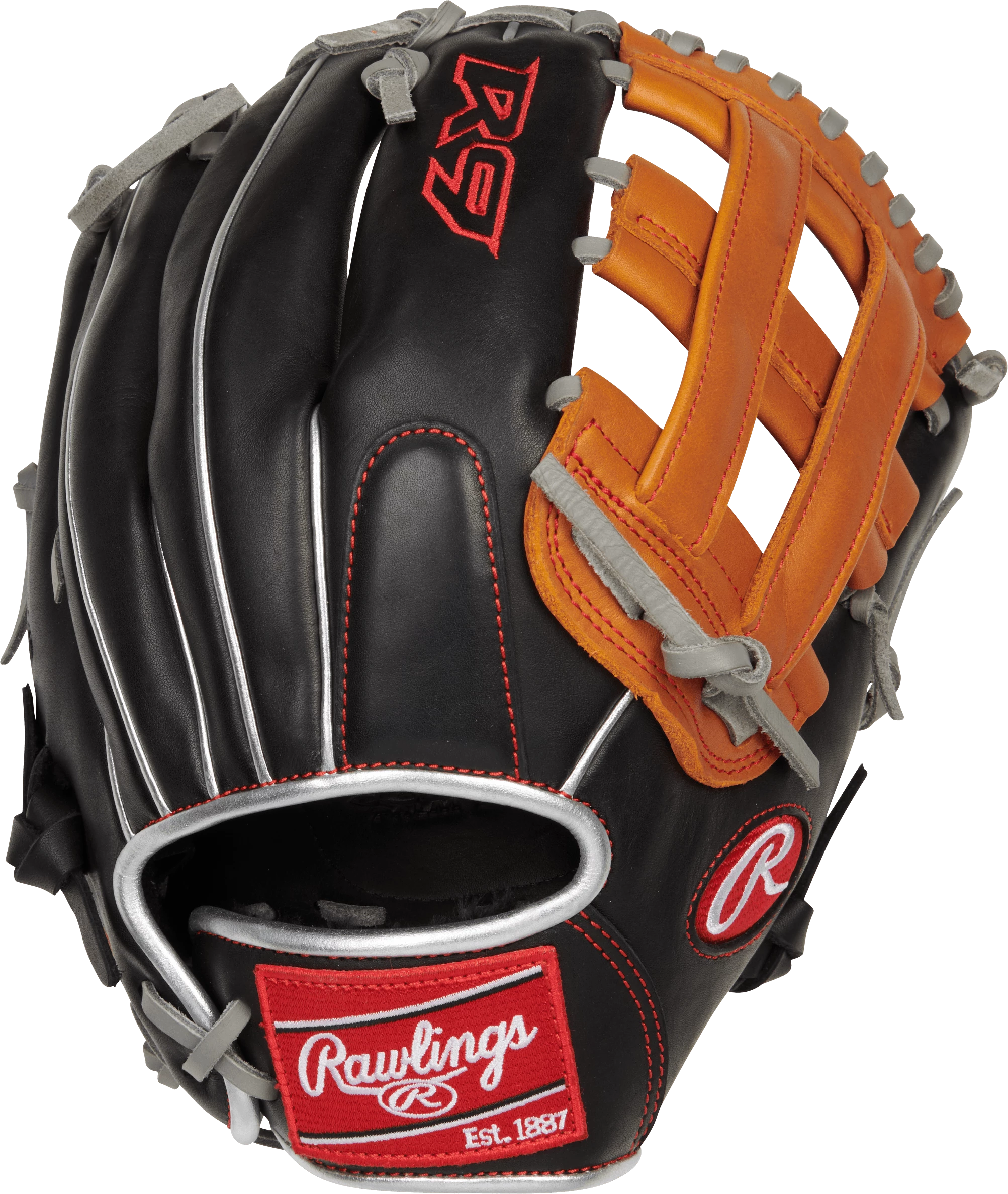 Rawlings R9 Contour Series 12" Infield/Pitcher's Baseball Glove: R9120U-6BT 3 Rawlings R9 Contour Series 12" Infield/Pitcher's Baseball Glove: R9120U-6BT