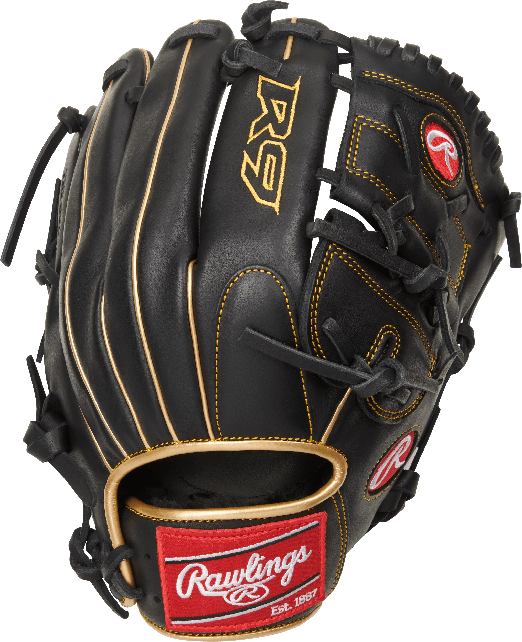 Rawlings R9 12" Infield/Pitcher's Baseball Glove: R9206-9BG 3 Rawlings R9 12" Infield/Pitcher's Baseball Glove: R9206-9BG
