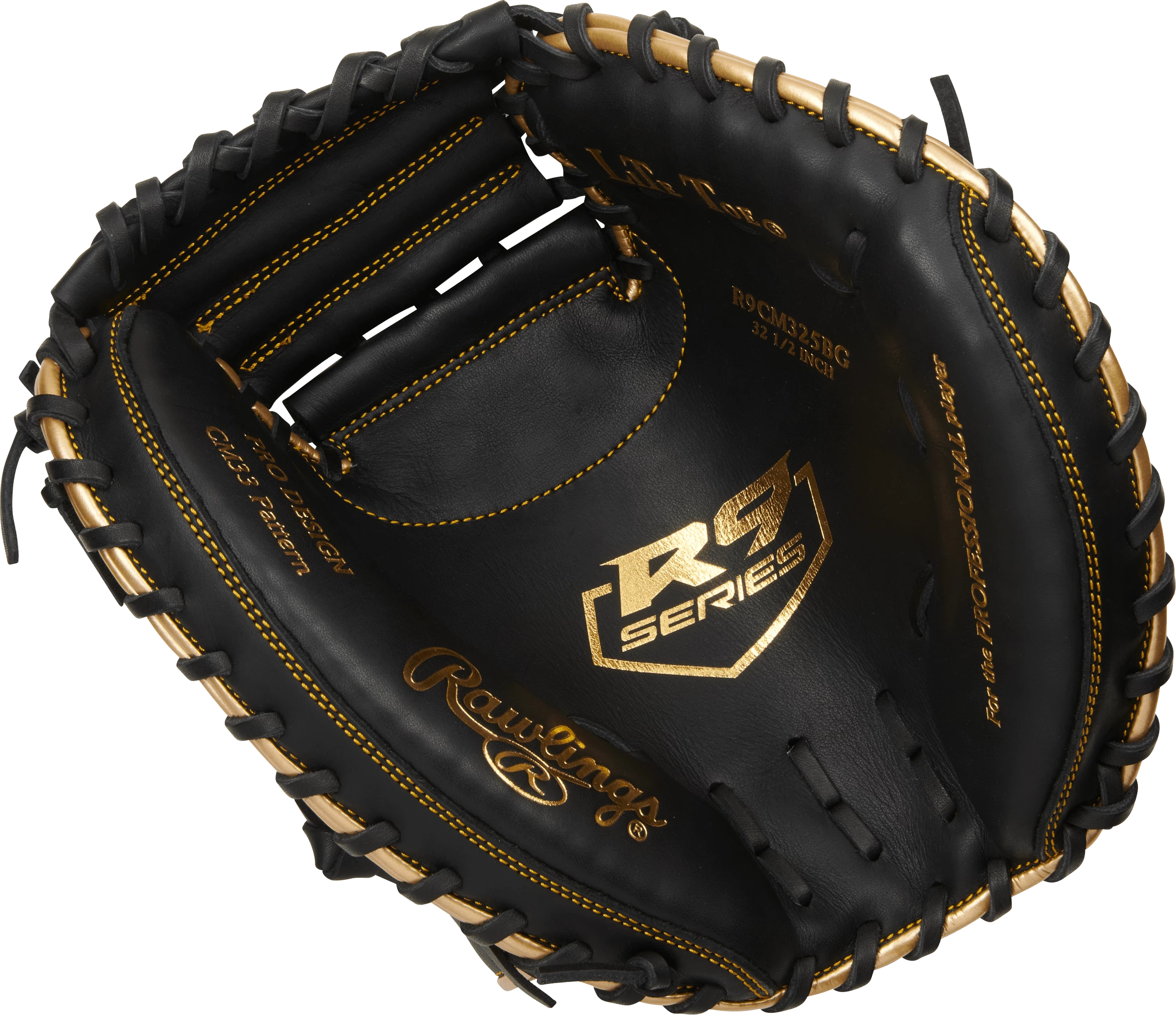 Rawlings R9 32.5" Baseball Catcher's Mitt: R9CM325BG 4 Rawlings R9 32.5" Baseball Catcher's Mitt: R9CM325BG - Image 2