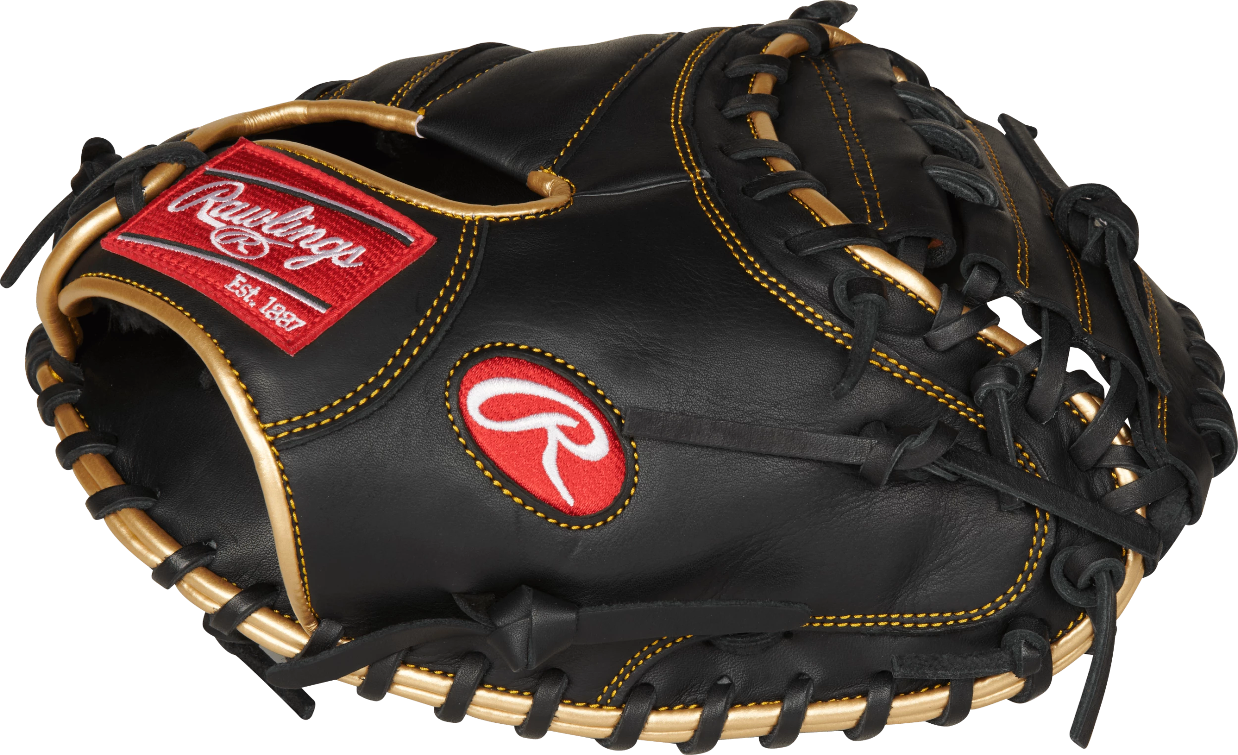 Rawlings R9 32.5" Baseball Catcher's Mitt: R9CM325BG 5 Rawlings R9 32.5" Baseball Catcher's Mitt: R9CM325BG - Image 3