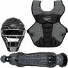 Rawlings Youth Black/Graphite VELO 2.0 Catcher's Gear Box Set: CSV2Y-B/GPH -Fielding Gloves Sales RawlingsAdultVelo2.0Catcher sSetCSV2Y B GPH
