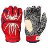2021 Spiderz HYBRID Batting Gloves: Red/Navy Blue/White 1 2021 Spiderz HYBRID Batting Gloves: Red/Navy Blue/White -Fielding Gloves Sales RedNavy