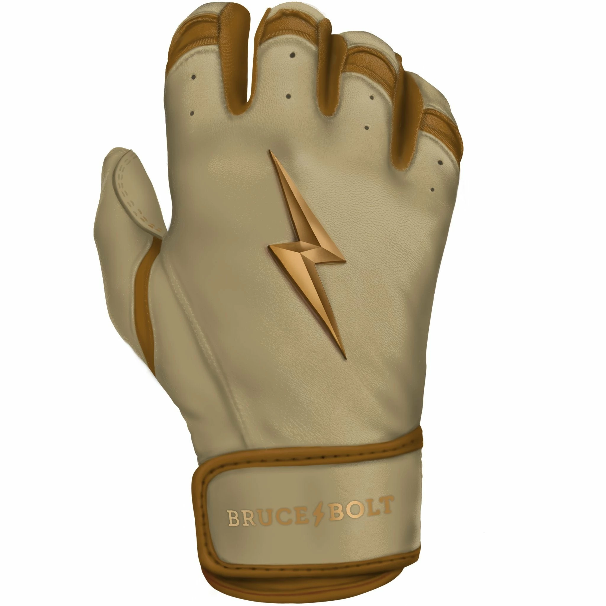Bruce Bolt PREMIUM PRO Gold Series Batting Gloves: Short Cuff 9 Bruce Bolt PREMIUM PRO Gold Series Batting Gloves: Short Cuff - Image 7