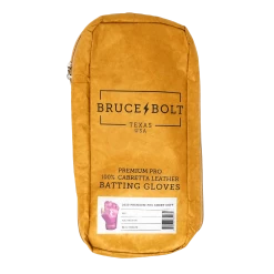 Bruce Bolt PREMIUM PRO Short Cuff Batting Gloves: Red -Fielding Gloves Sales SC REDG BAG