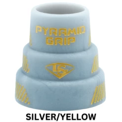 Louisville Slugger Pyramid Grips: Multi Color -Fielding Gloves Sales SILVER YELLOW
