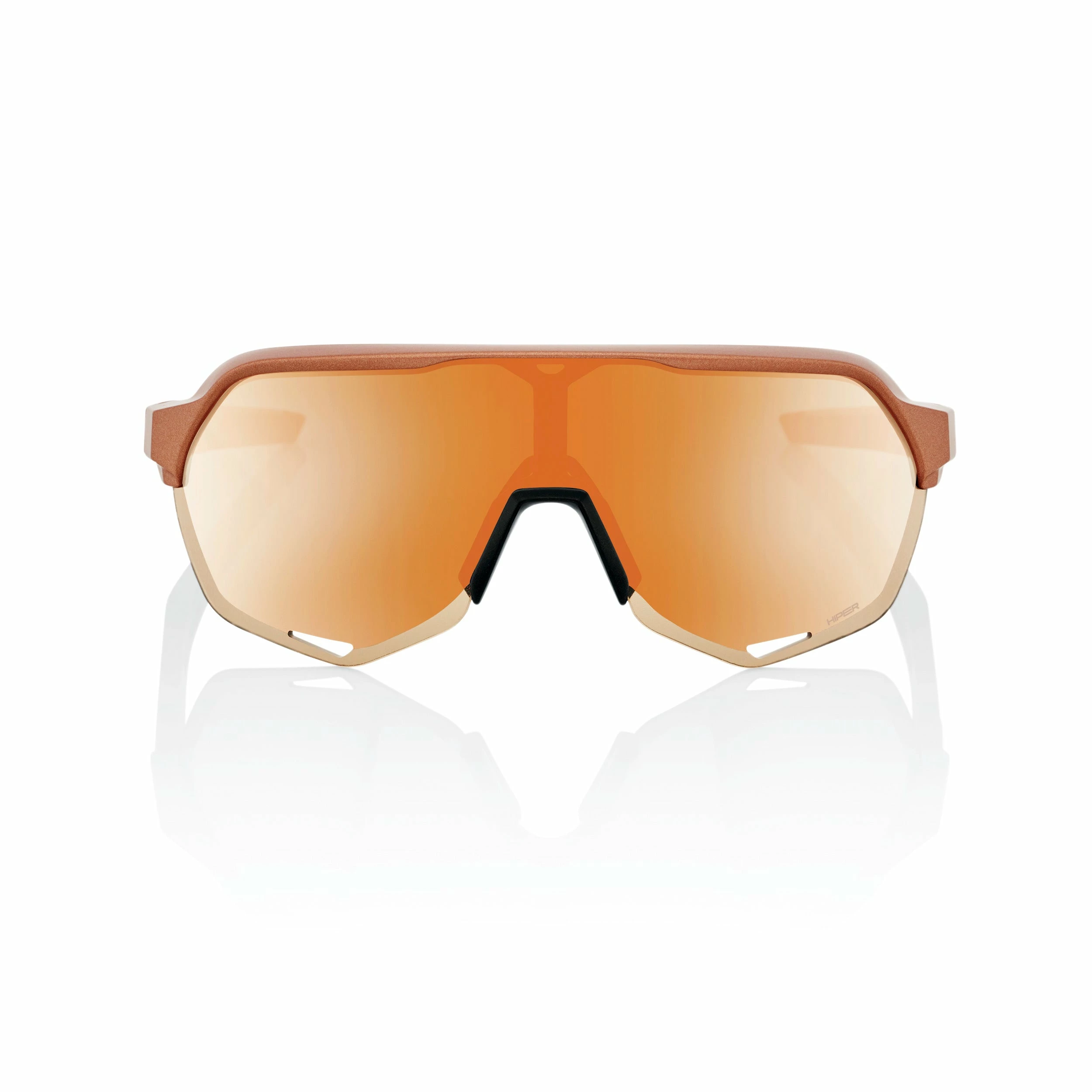 100% S2 Sunglasses Matte Copper Chromium - HiPER Copper Mirror Lens 4 100% S2 Sunglasses Matte Copper Chromium - HiPER Copper Mirror Lens - Image 2