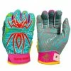 2021 Spiderz HYBRID Small Batch Batting Gloves: Wild Thing' 2 2021 Spiderz HYBRID Small Batch Batting Gloves: Wild Thing' -Fielding Gloves Sales TurquoiseRedPinkYellow