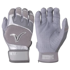 Victus Sports The Debut 2.0 Adult Batting Gloves (Multiple Colors): VBG2 -Fielding Gloves Sales VBG2 GY Grey Adult Victus Debut 2.0