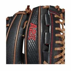 2021 Wilson A2K D33SS 11.75" Pitcher's Baseball Glove: WTA2KRB21D33 -Fielding Gloves Sales WBW100063 5 A2K P D33 1175 BlackSnakeSS SaddleTan.png.cq5dam.web .1200.1200
